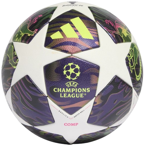 Adidas Fußball UCL UEFA Champions League Final Competition dark purple/white/solar yellow Gr. 5